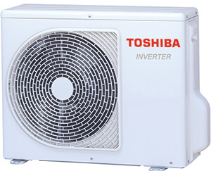 Jäähdytyslaite/ilmalämpöpumppu Toshiba Mirai kerrostalon viilennykseen