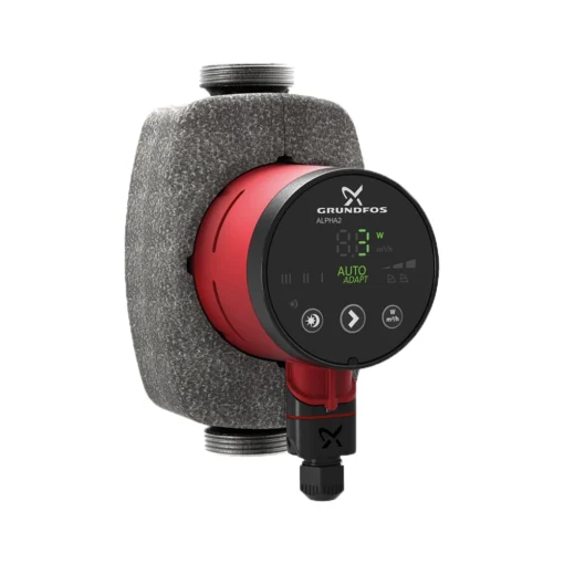 Käyttövesipumppu Grundfos Alpha2 25-40 N 180. Tuotetunnus: 4615348