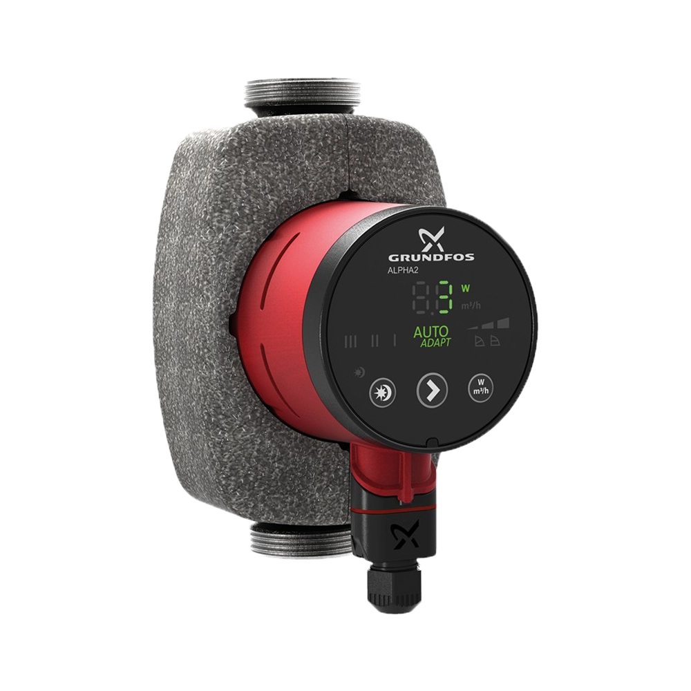 Käyttövesipumppu Grundfos Alpha2 25-40 N 180. Tuotetunnus: 4615348
