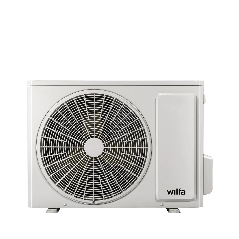 Wilfa Vega lattiamallinen ilmalämpöpumppu ulkoyksikkö