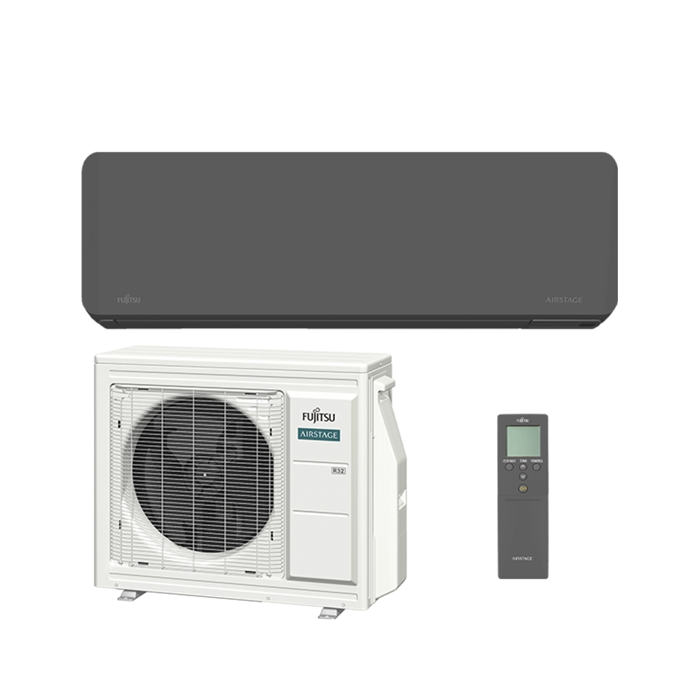 Fujitsu Slim Excellence 09 ilmalämpöpumppu musta setti