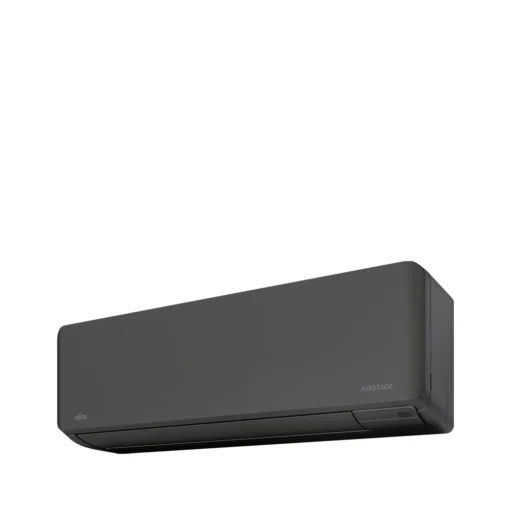 Fujitsu Slim Excellence 09 ilmalämpöpumpun musta sisäyksikkö
