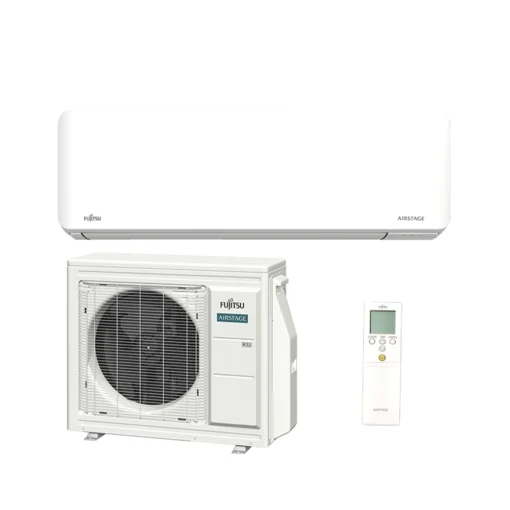 Fujitsu Slim Excellence 09 ilmalämpöpumppu valkoinen setti