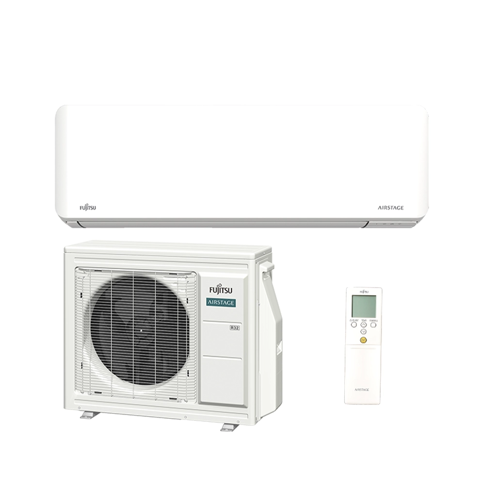 Fujitsu Slim Excellence 09 ilmalämpöpumppu valkoinen setti