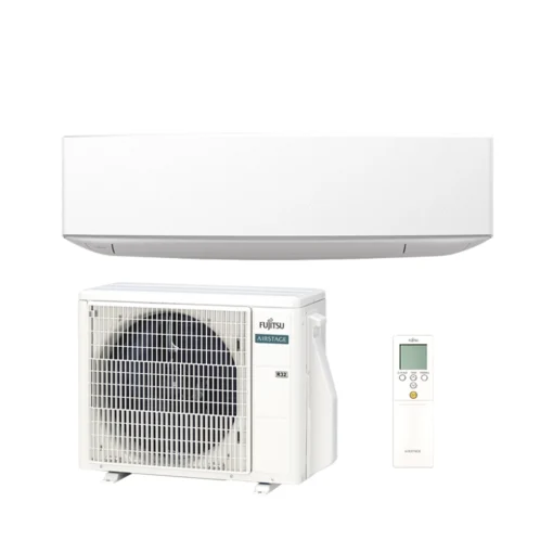 Fujitsu Stylish Design ilmalämpöpumppu valkoisella sisäyksiköllä
