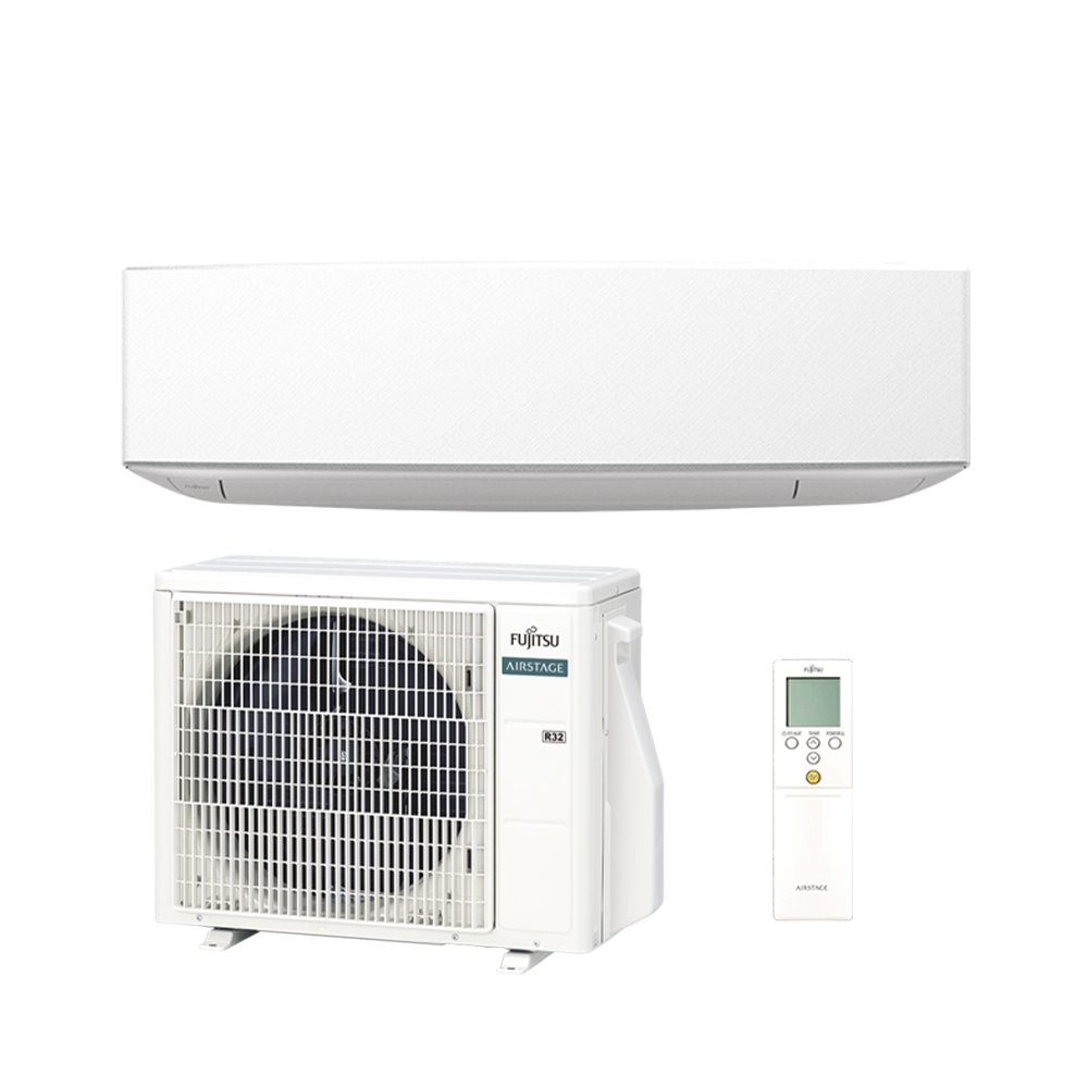 Fujitsu Stylish Design ilmalämpöpumppu valkoisella sisäyksiköllä